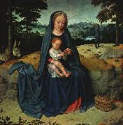 DAVID, Gerard The Rest on the Flight into Egypt sfgs oil painting artist